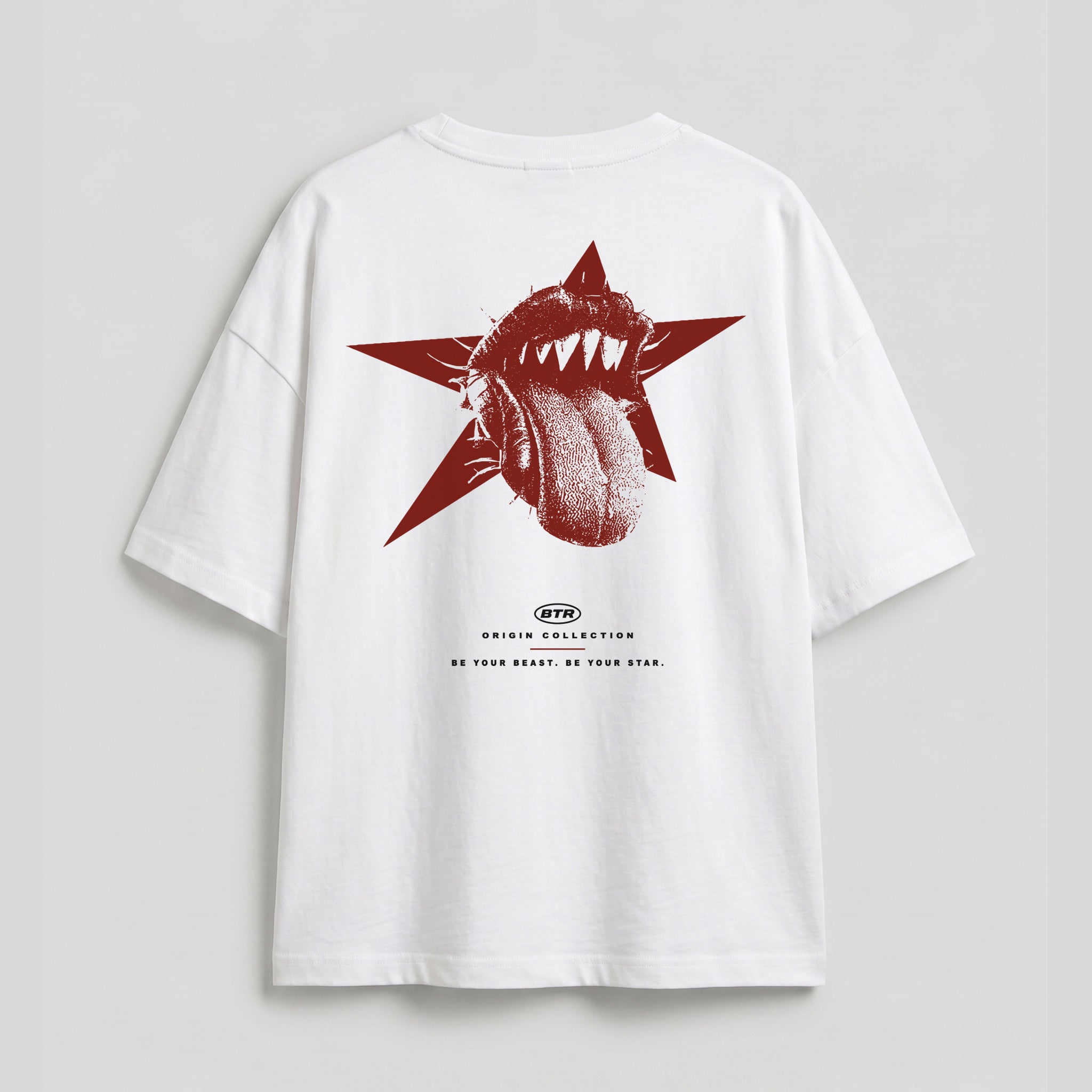 BEASTAR B4 Oversize Sırt Baskılı T-Shirt