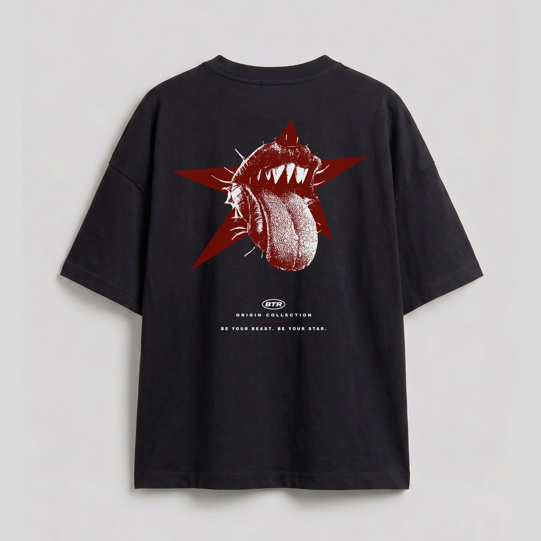BEASTAR B4 Oversize Sırt Baskılı T-Shirt