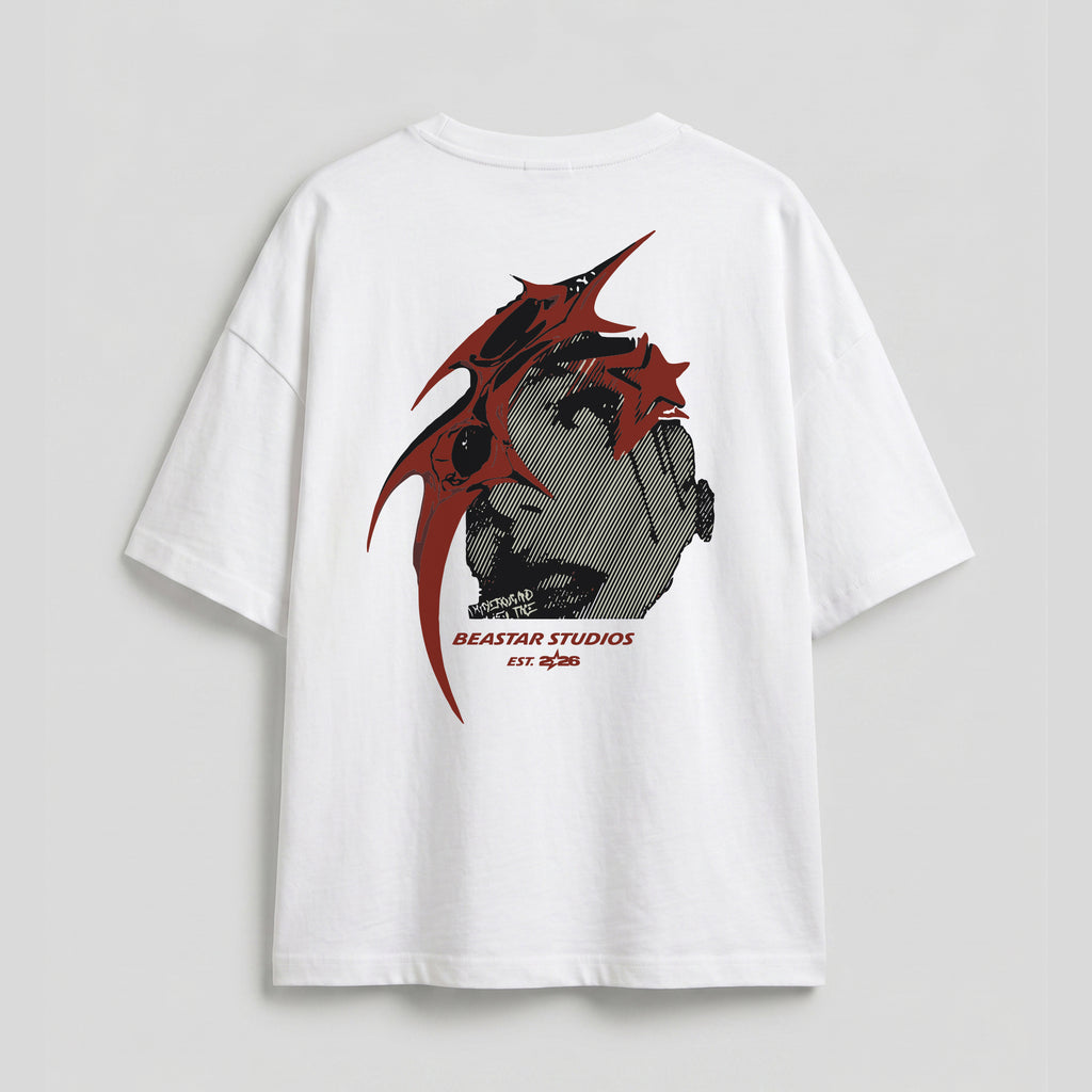BEASTAR B5 Oversize Sırt Baskılı T-Shirt