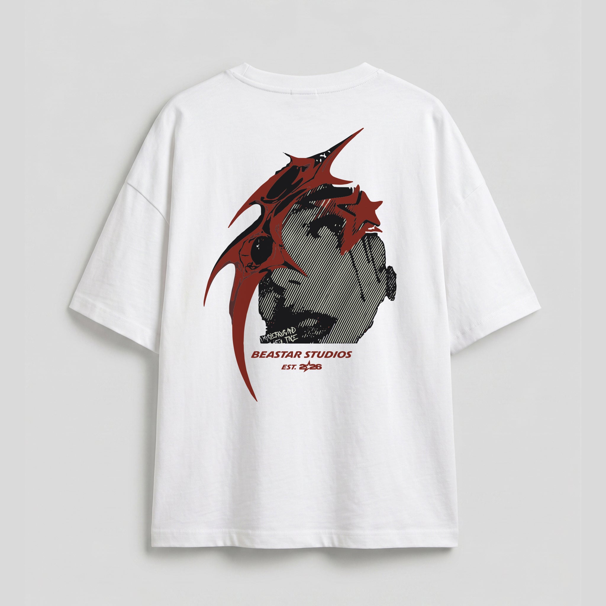 BEASTAR B5 Oversize Sırt Baskılı T-Shirt