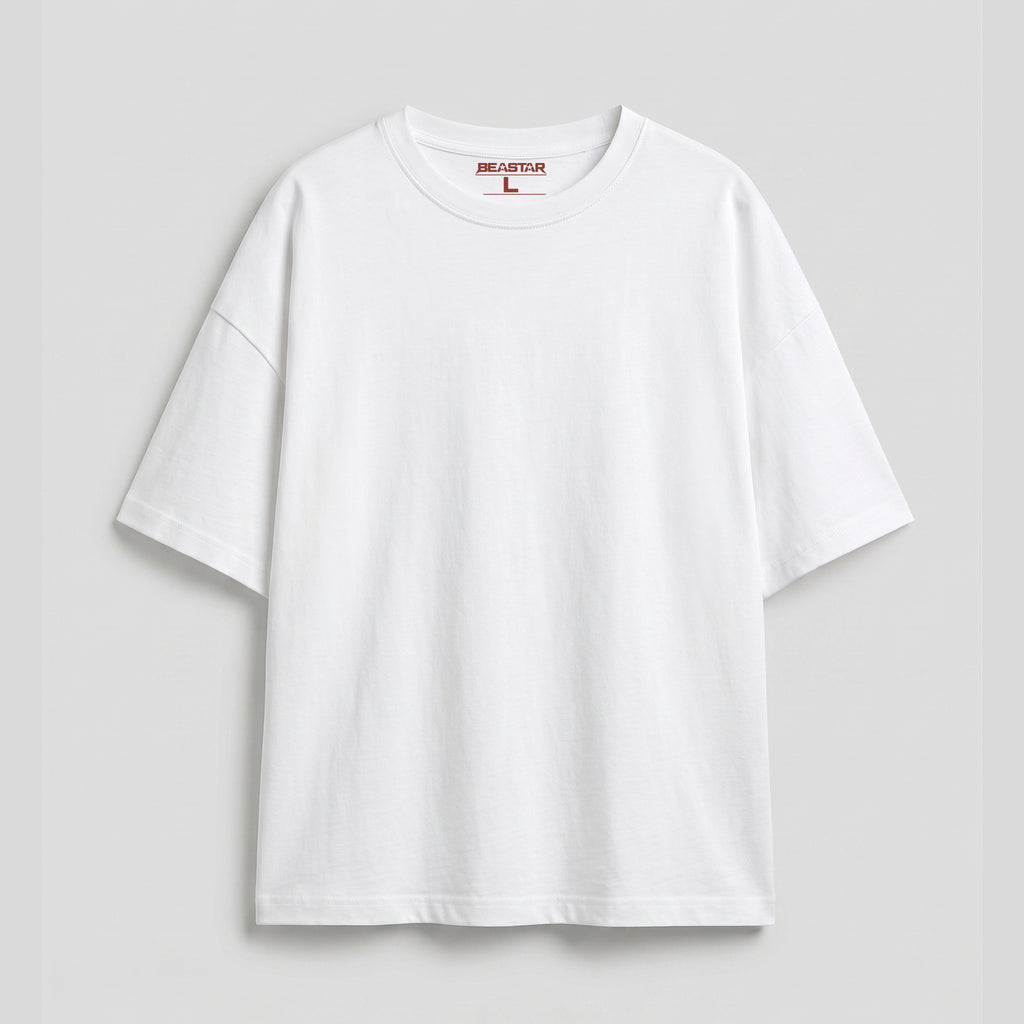 Oversize Basic Beyaz Tişört